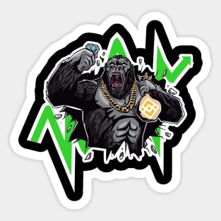 BNB Binance Coin Ape Sticker